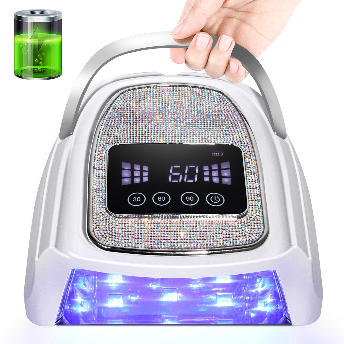 Rechargeable Cordless UV LED Nail Lamp