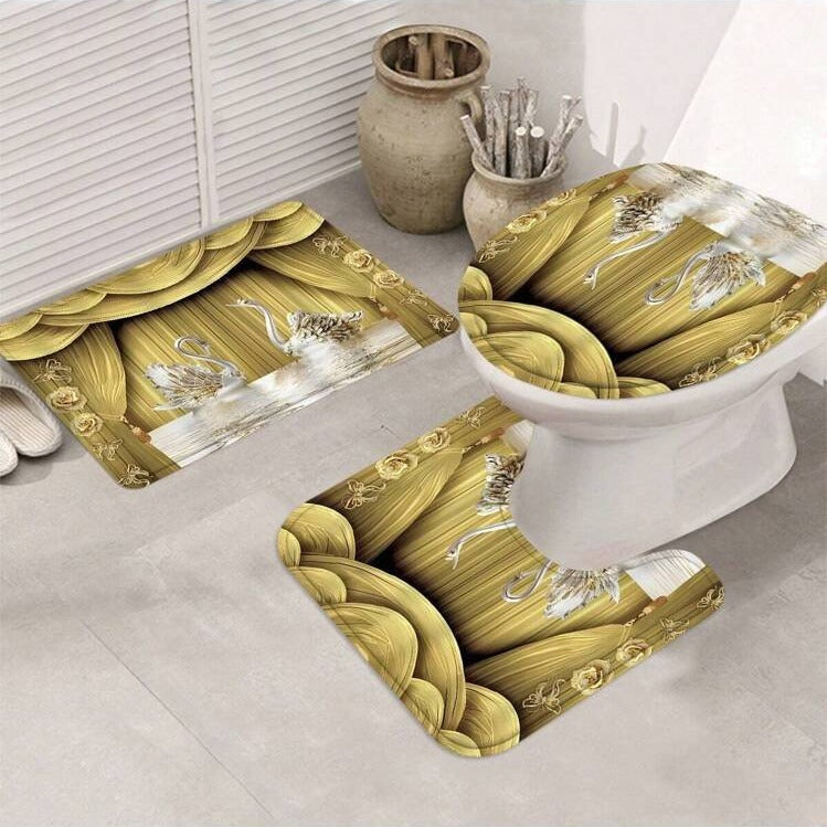 Waterproof Swan Shower Curtain
