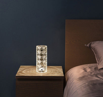 Touch Dimming Crystal USB Lamp