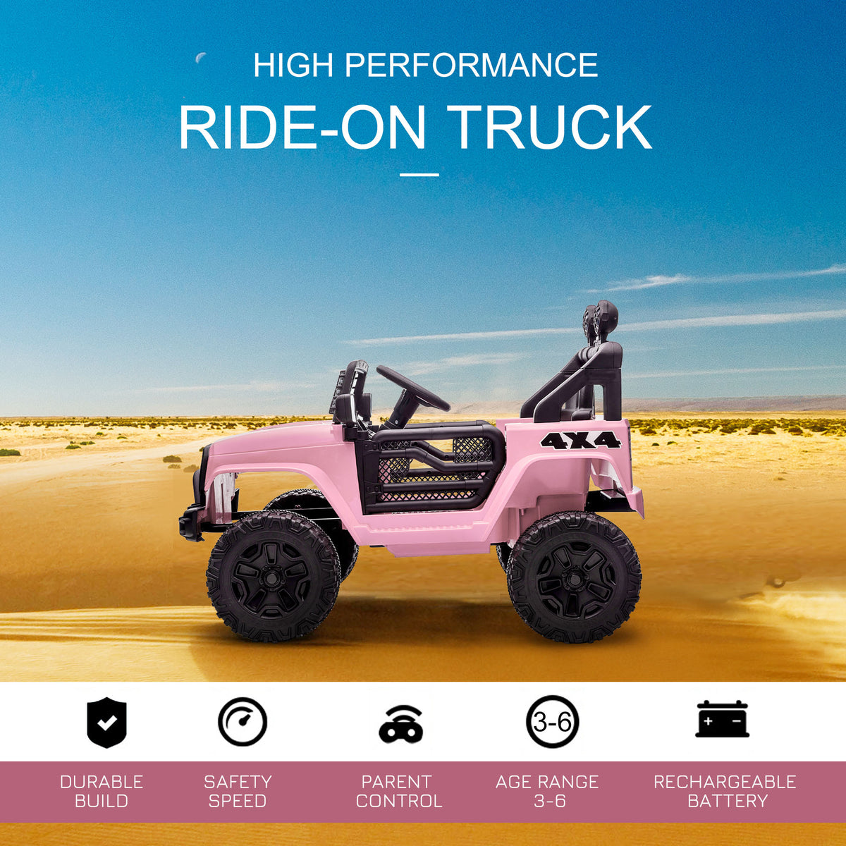 Electric Off-Road 12V Kids Ride On With Remote Control MP3
