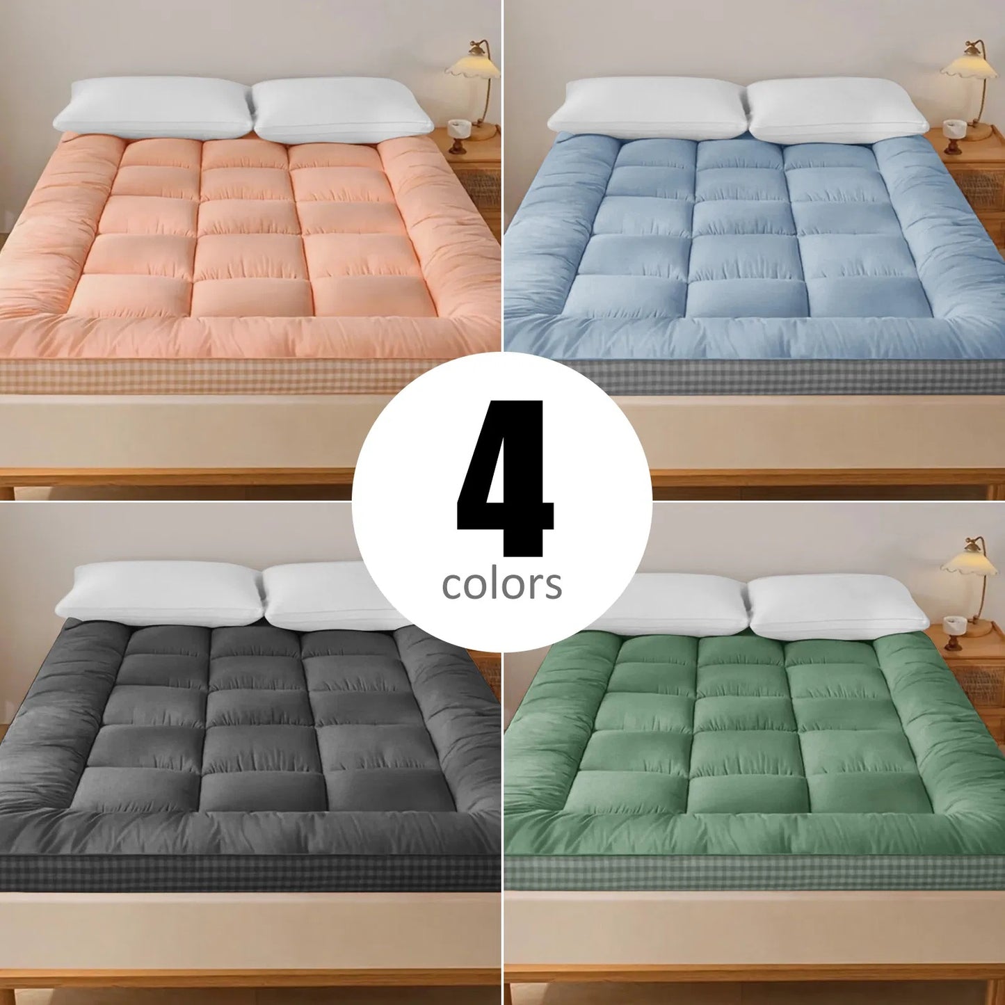Mattress With Checkered Three-dimensional Edges