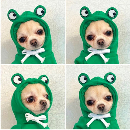 Dog Clothes For Small Dogs Hoodies Winter Warm Fleece Pet Clothing Costumes