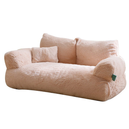Large Flannel Warm Pet Sofa
