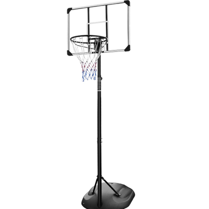Portable Basketball Hoop Stand with Adjustable Height 7.5ft - 9.2ft $ 32-Inch Backboard