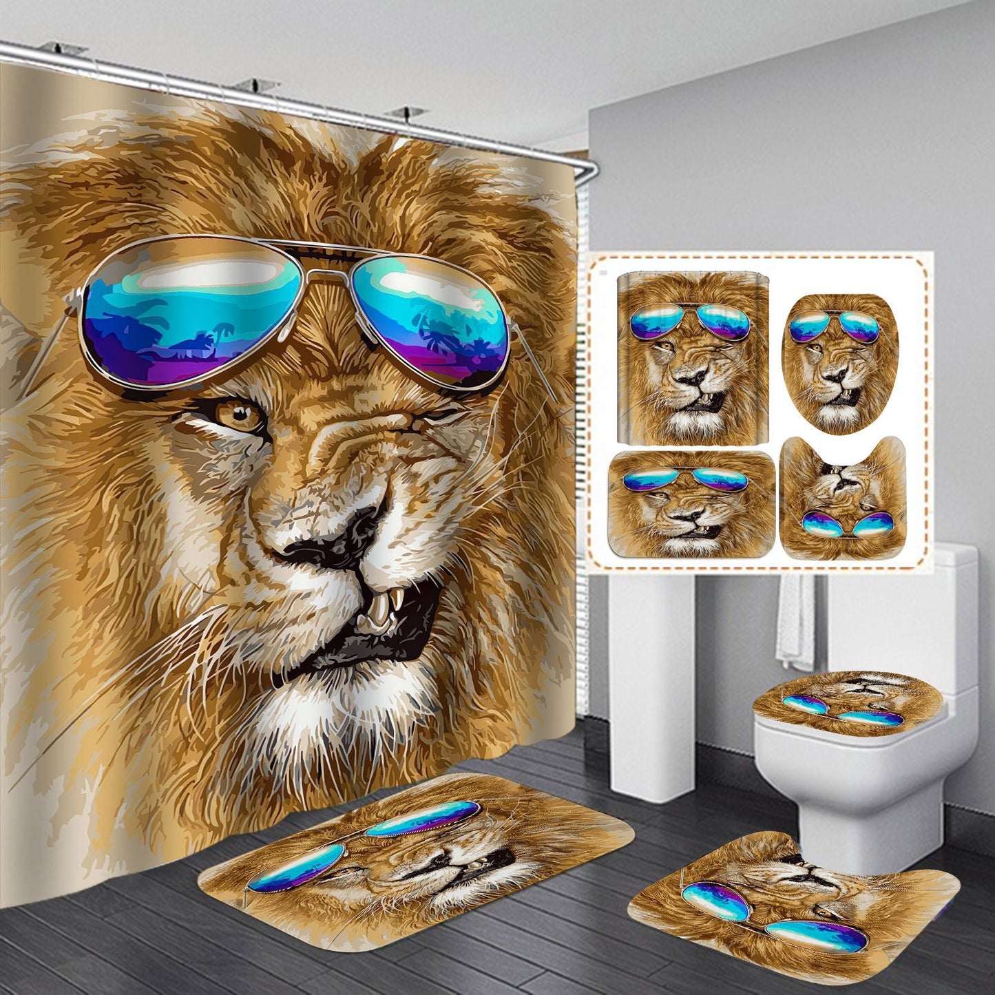 Animal Shower Curtain
