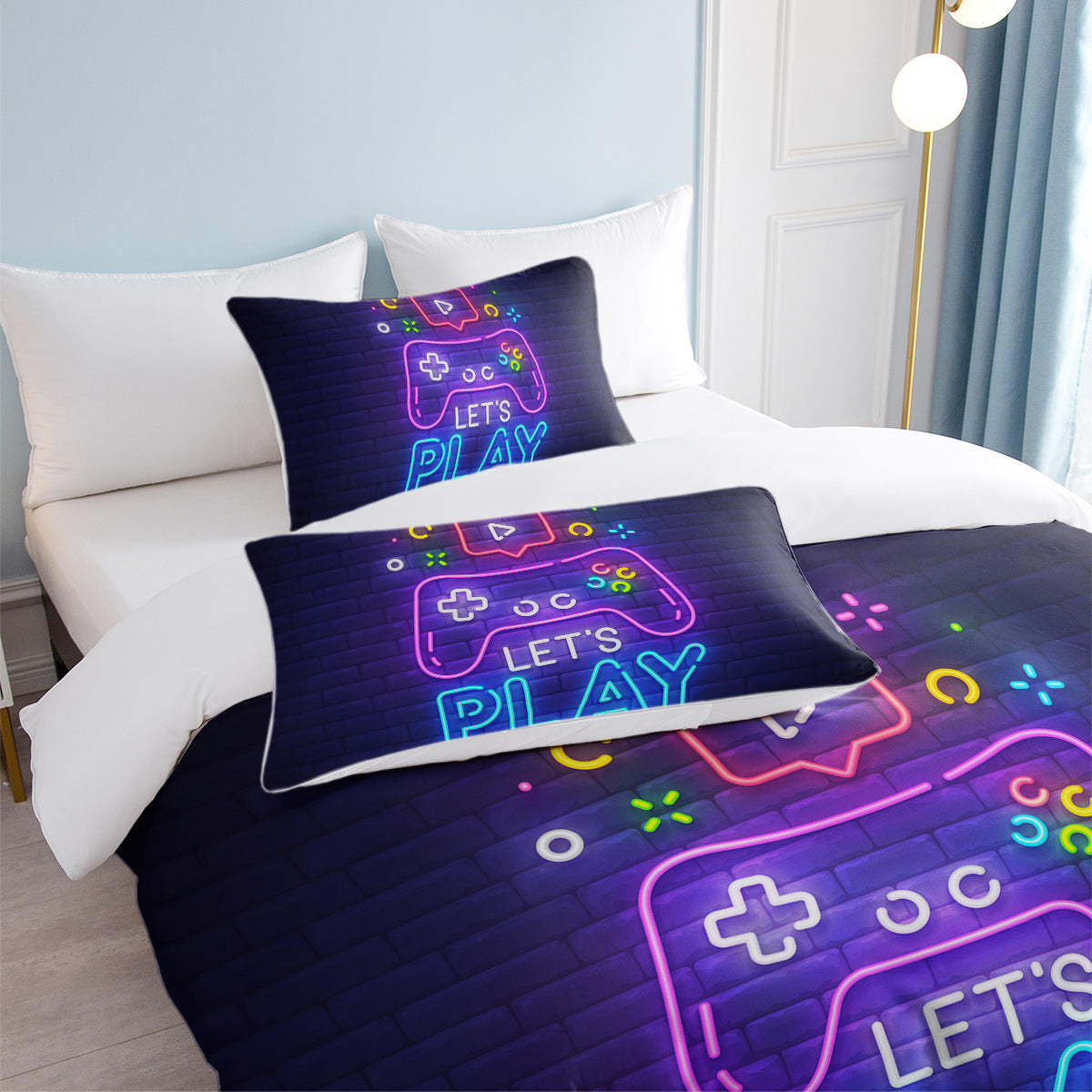kids gaming duvet cover set