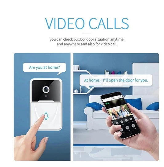 Wireless Smart Video Doorbell Intercom Camera