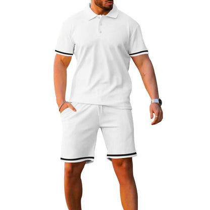Men's Two-piece Sports And Leisure Short Set