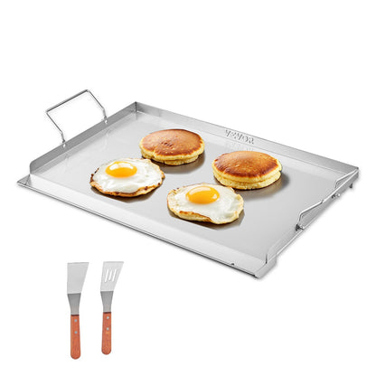 23x16 In Flat Top Griddle Stainless Steel