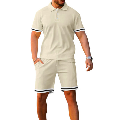Men's Two-piece Sports And Leisure Short Set