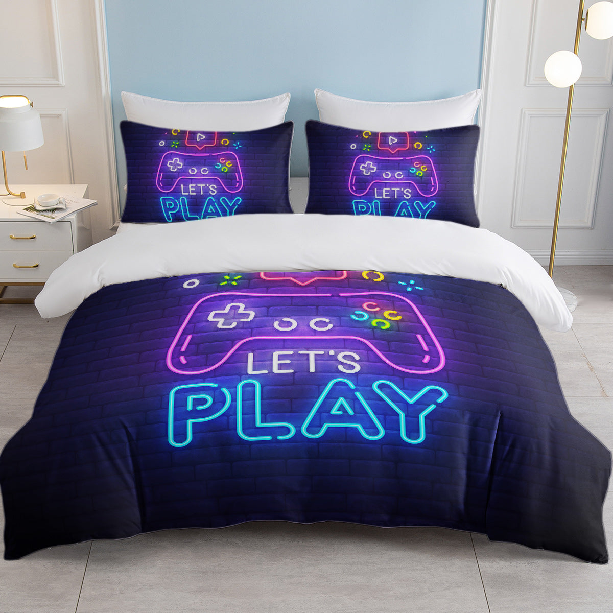 kids gaming duvet cover set