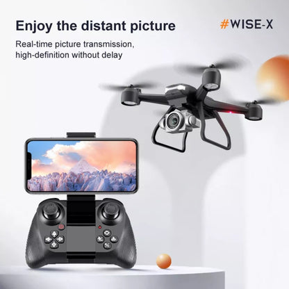 FPV RC Quadcopter Drone with HD Camera – WiFi App Control, Voice & Gesture Control, 30-Min Flight