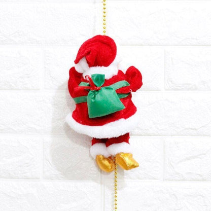 Rope Climbing Electric Christmas Santa Claus