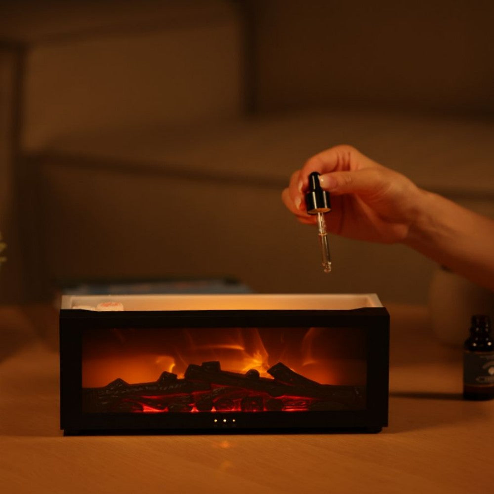 LED Fireplace Aroma Diffuser