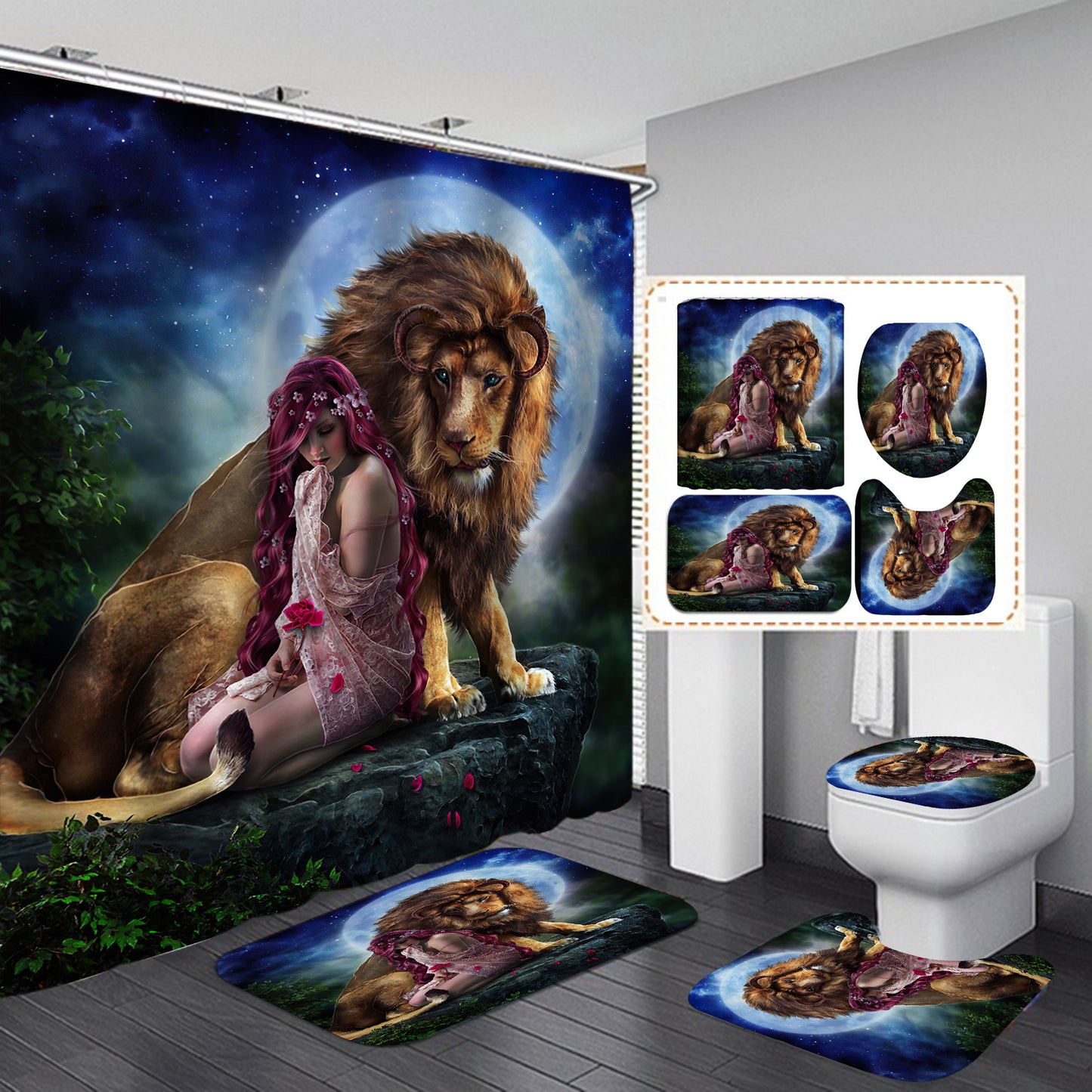 Animal Shower Curtain