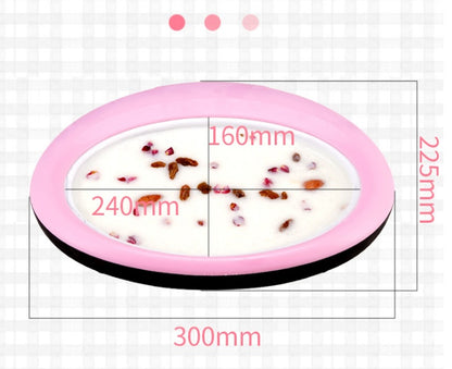 Fried Ice Cream & Frozen Yogurt Maker – No-Electricity Ice Roll Pan with Shovels, Blue