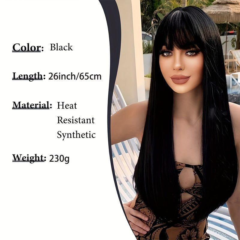 Stylish Synthetic Straight Hair Wig