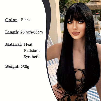 Stylish Synthetic Straight Hair Wig
