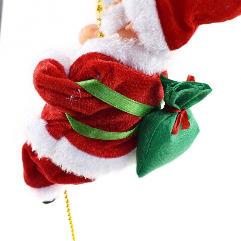 Rope Climbing Electric Christmas Santa Claus