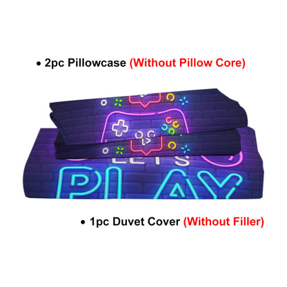 kids gaming duvet cover set