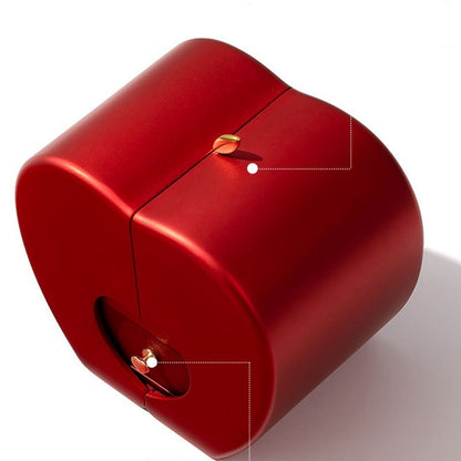 Red Fashion Jewelry Box With Rose And Pendant