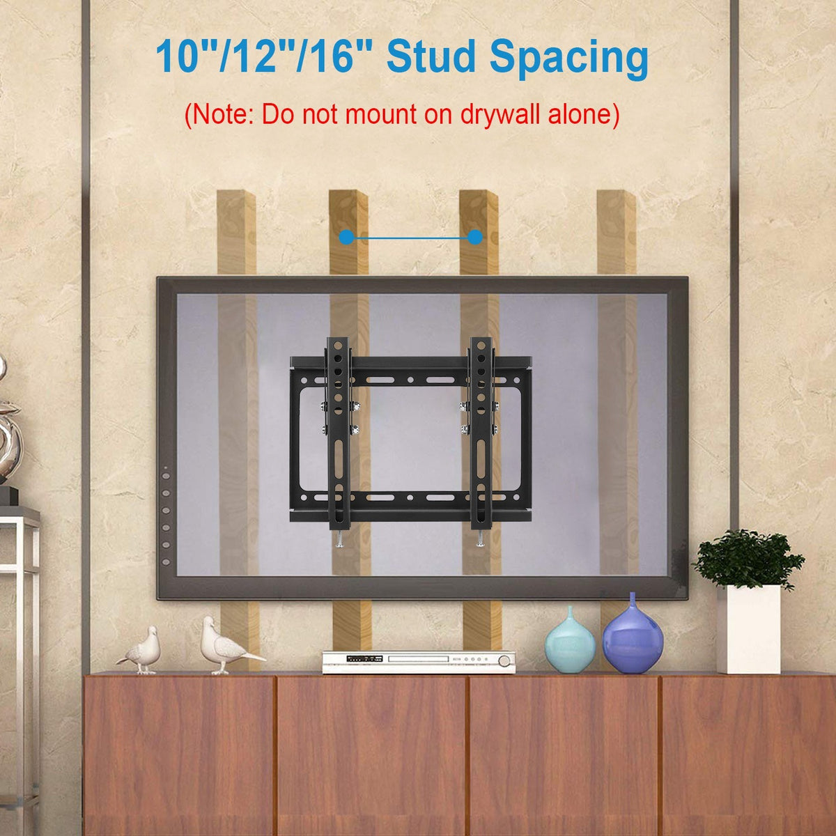TV Wall Mount Bracket Tilt For 13in-42in