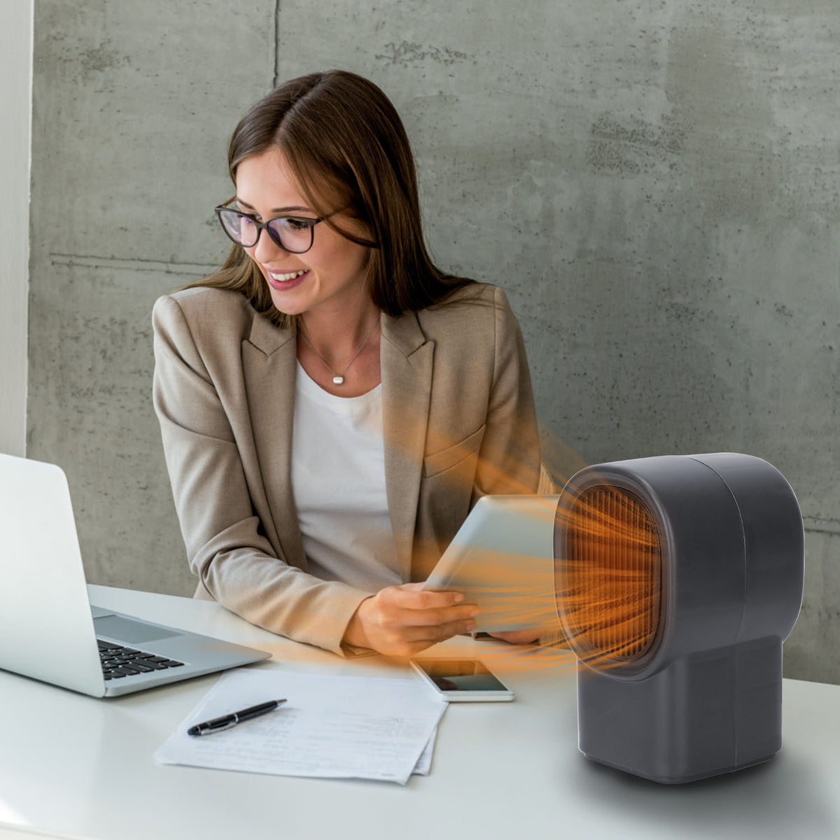 1Pc 500W Portable Electric Space Heater