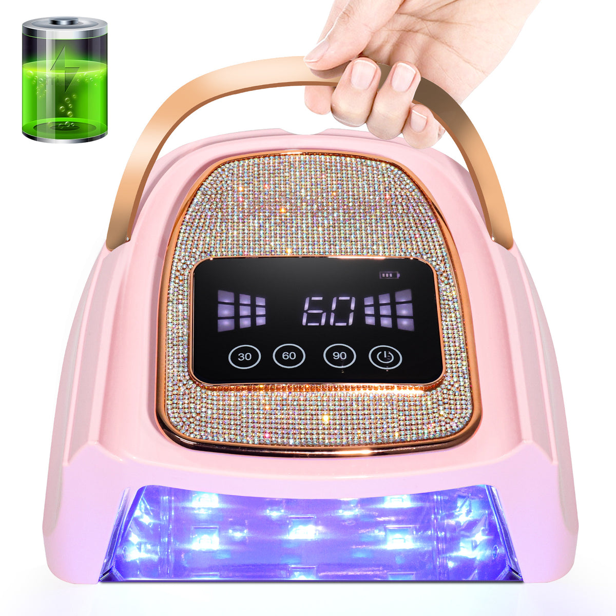 Rechargeable Cordless UV LED Nail Lamp