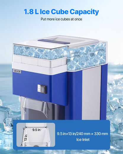 Large Electric Snow Cone Machine 1.91QT /1.8L