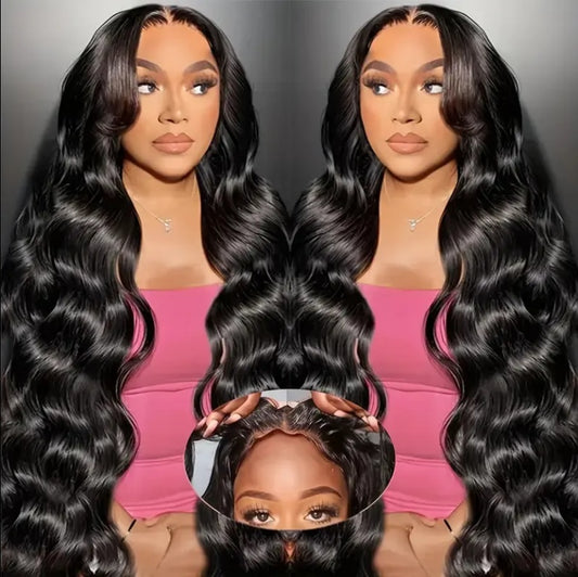 No Glue Wig Human Hair Pre Pull 13x4 HD Lace