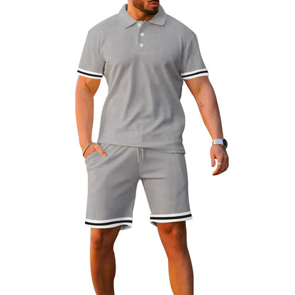 Men's Two-piece Sports And Leisure Short Set