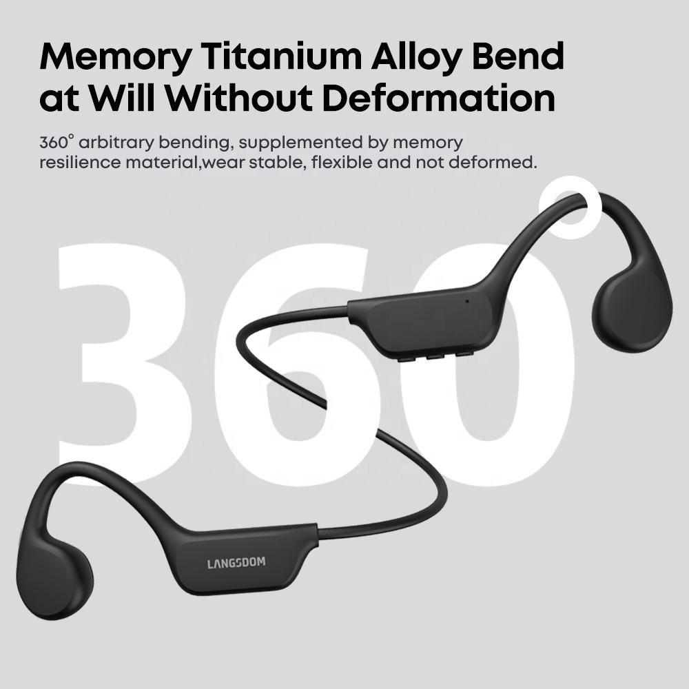 Waterproof Bluetooth 5.4 Headphones with 32GB TF Card – IPX-8, ENC Noise Cancellation, 15-Hr Battery