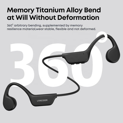 Waterproof Bluetooth 5.4 Headphones with 32GB TF Card – IPX-8, ENC Noise Cancellation, 15-Hr Battery