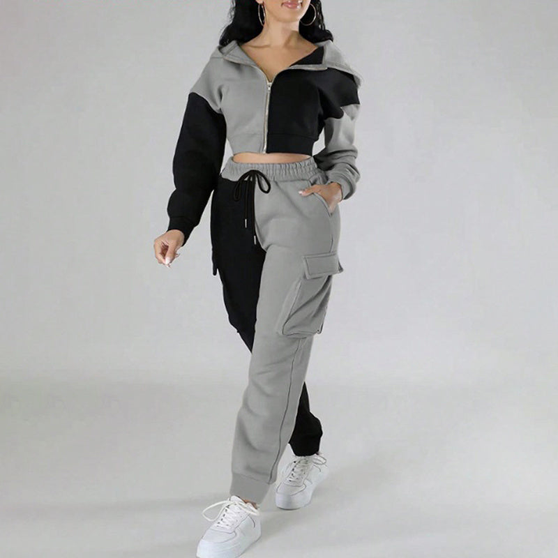 Women's Color Block 2 Piece Set