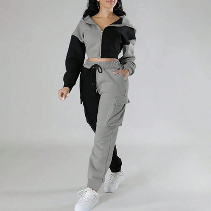 Women's Color Block 2 Piece Set