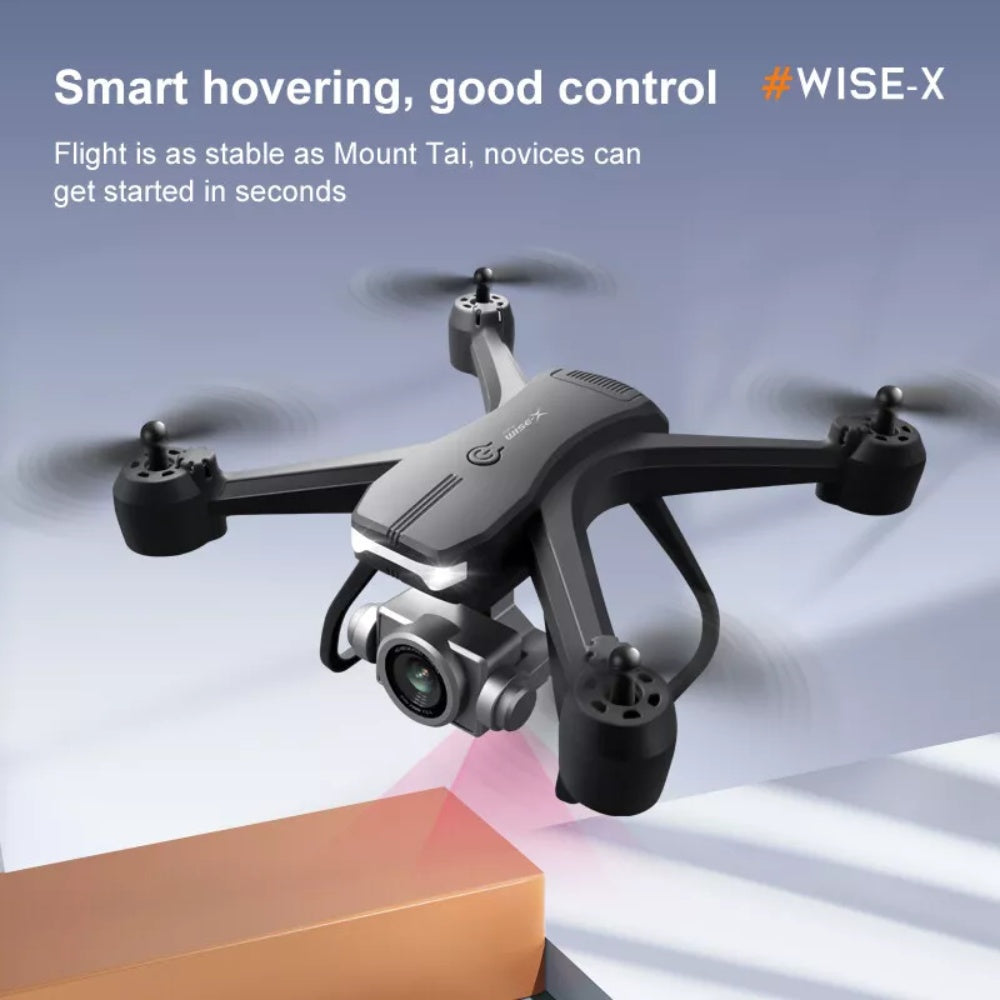 FPV RC Quadcopter Drone with HD Camera – WiFi App Control, Voice & Gesture Control, 30-Min Flight