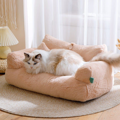 Large Flannel Warm Pet Sofa