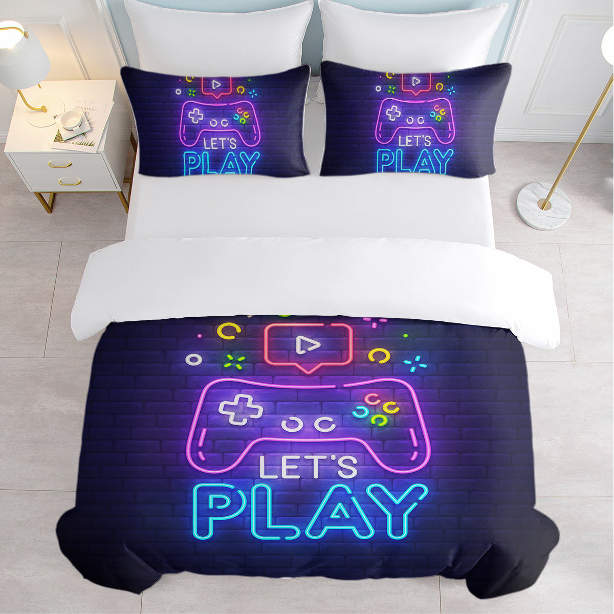 kids gaming duvet cover set