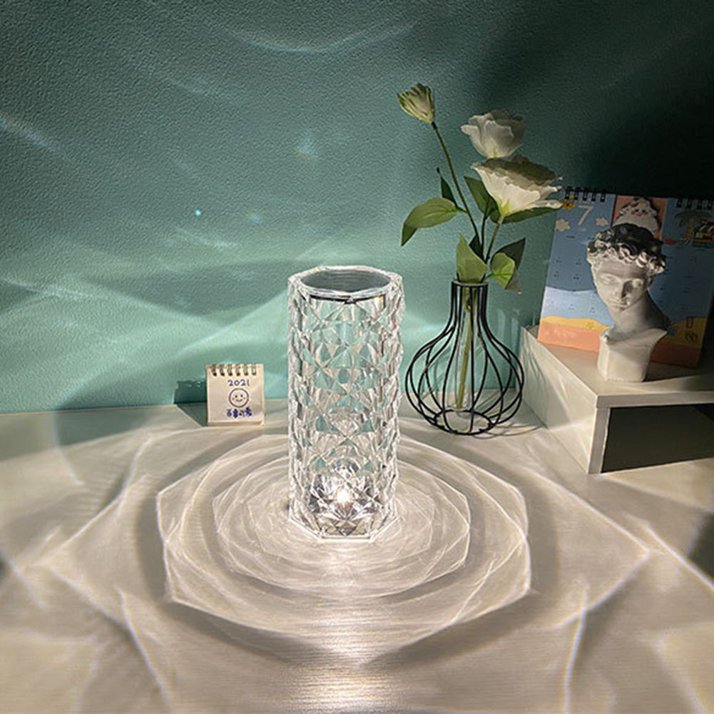 Touch Dimming Crystal USB Lamp