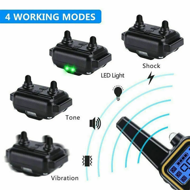 3000 FT Dog Training Collar Rechargeable Remote