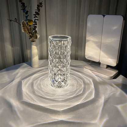 Touch Dimming Crystal USB Lamp