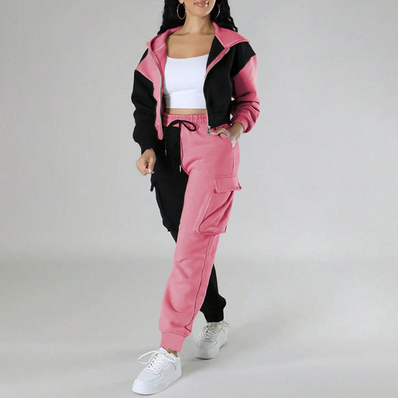 Women's Color Block 2 Piece Set