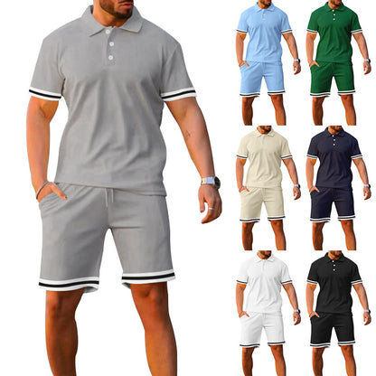 Men's Two-piece Sports And Leisure Short Set