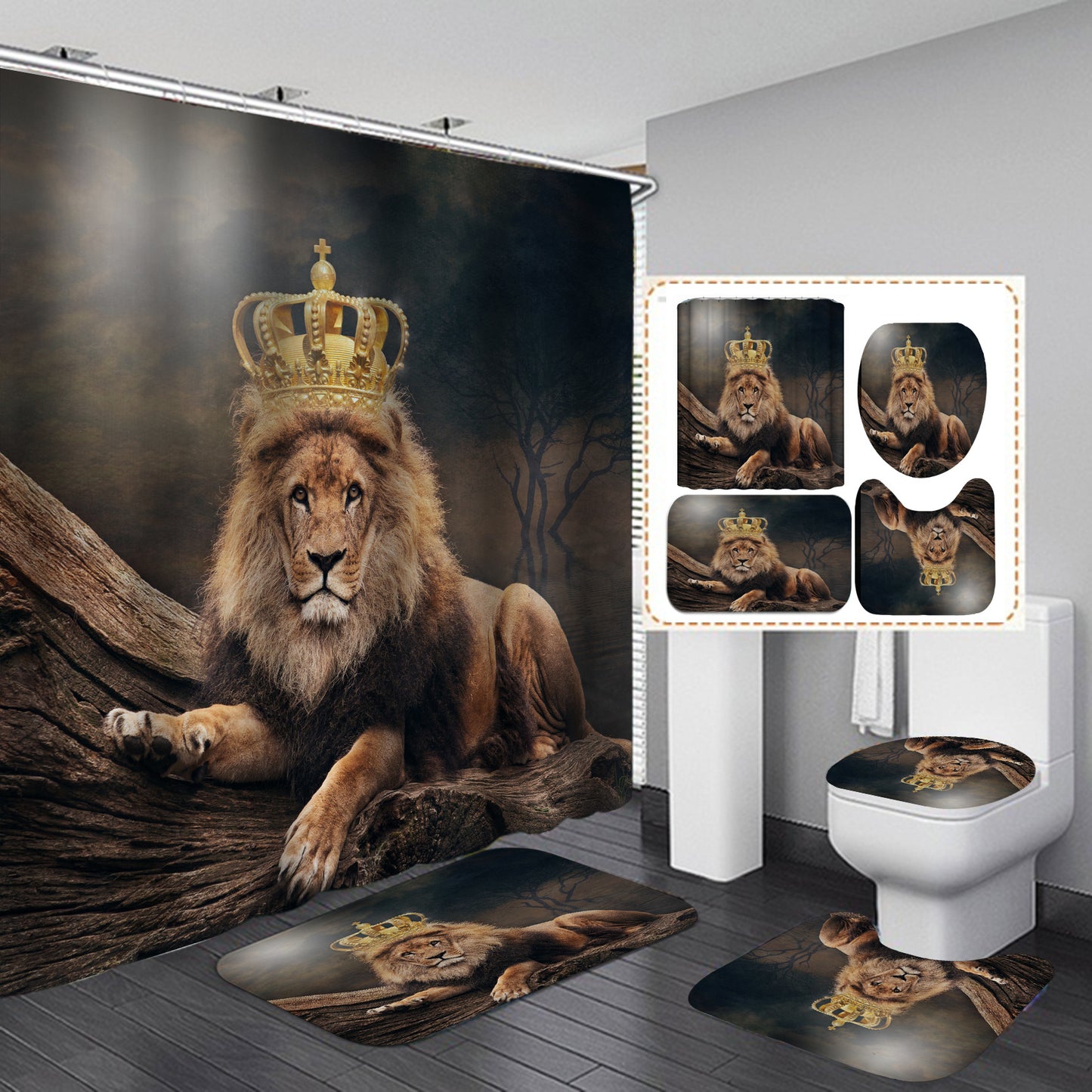 Animal Shower Curtain