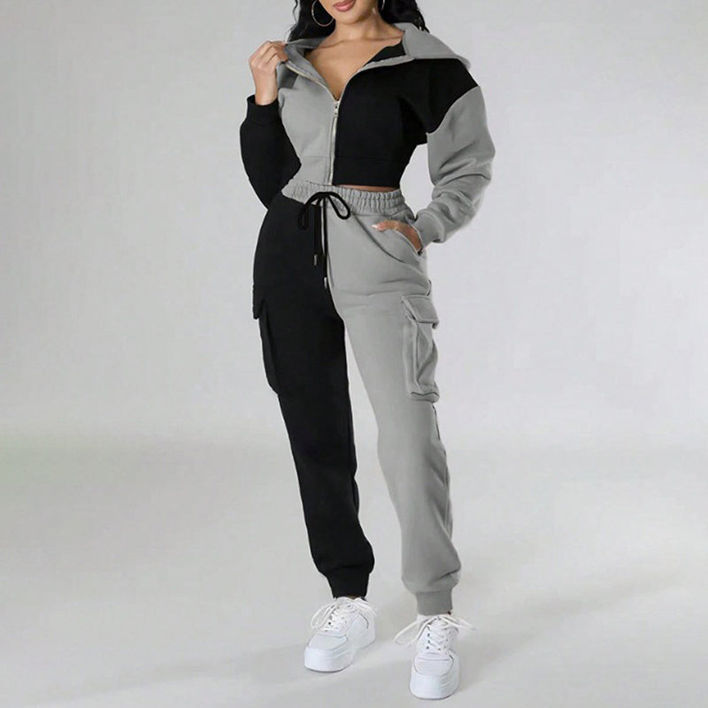 Women's Color Block 2 Piece Set