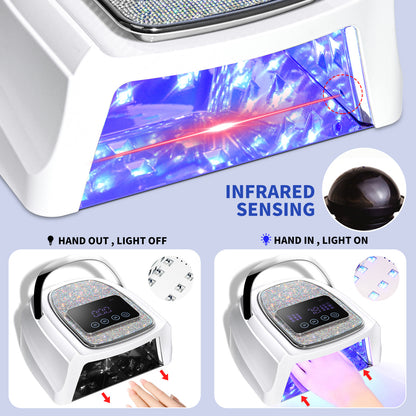 Rechargeable Cordless UV LED Nail Lamp