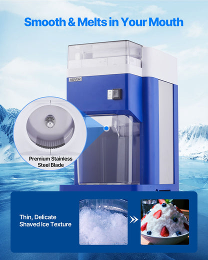 Large Electric Snow Cone Machine 1.91QT /1.8L