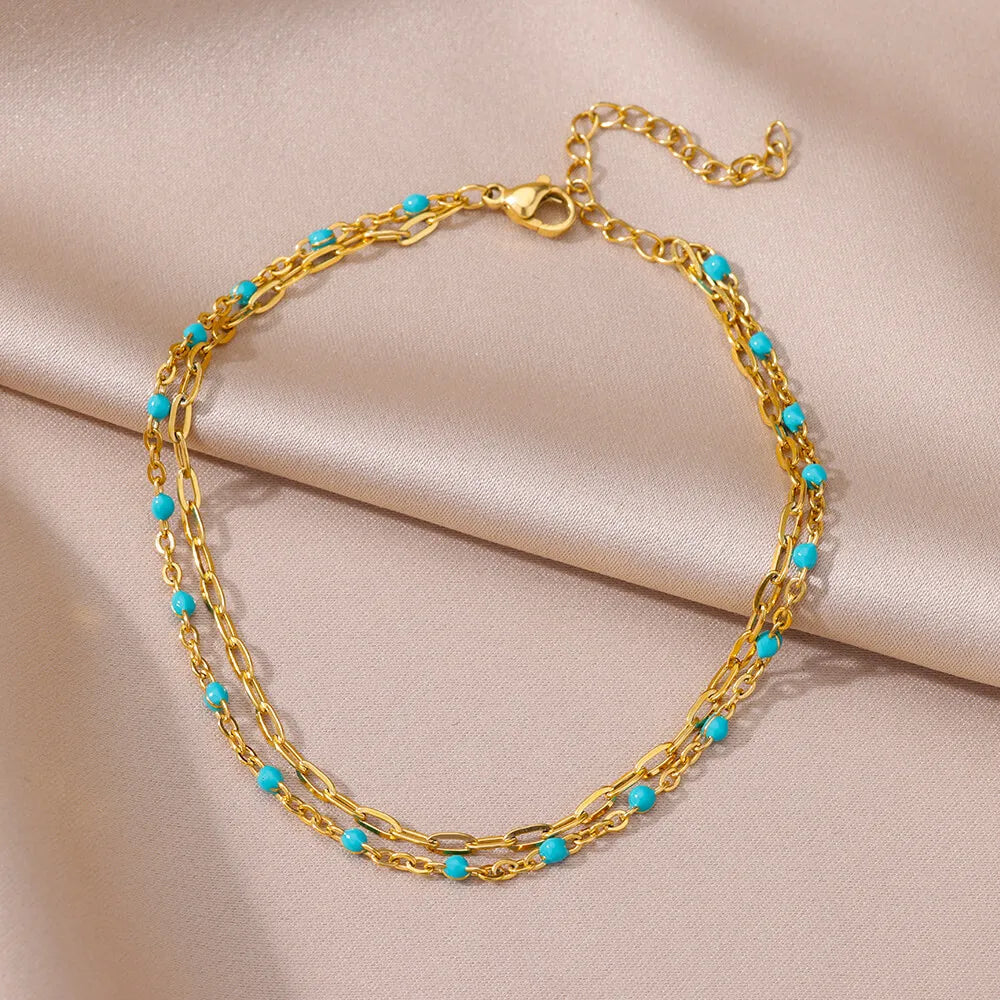 Stainless Steel Anklets for Women Accessories