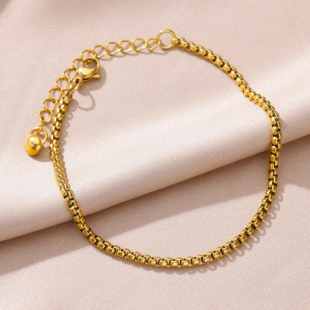 Stainless Steel Anklets for Women Accessories