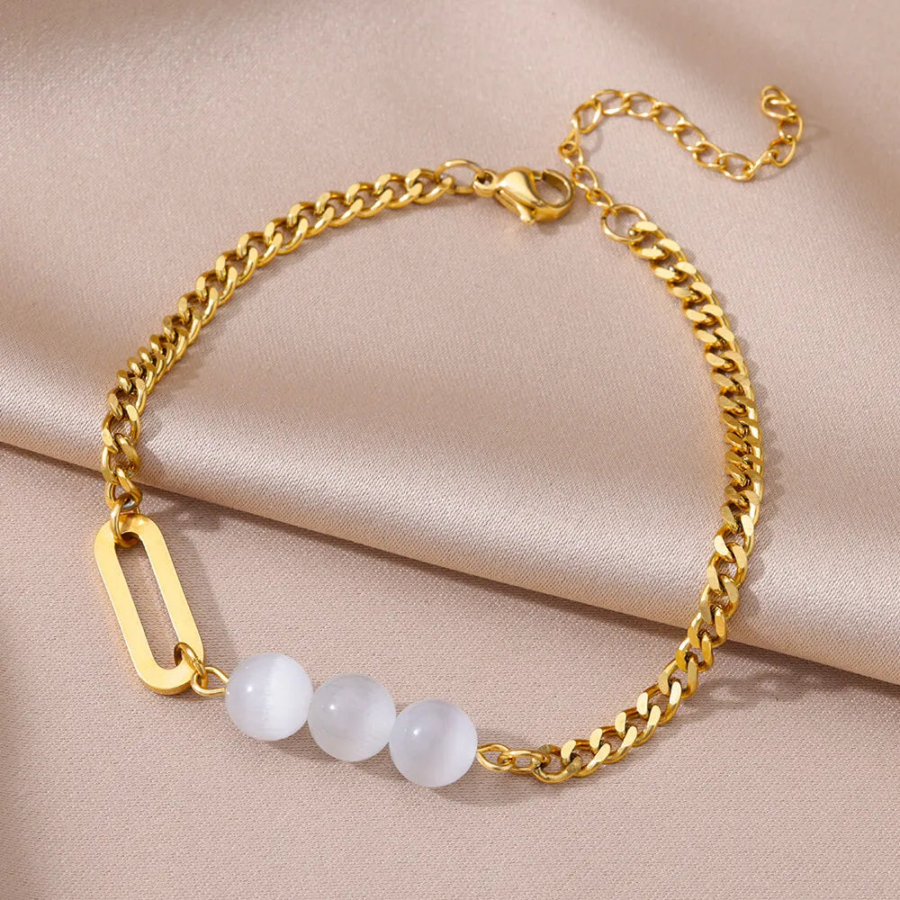 Stainless Steel Anklets for Women Accessories